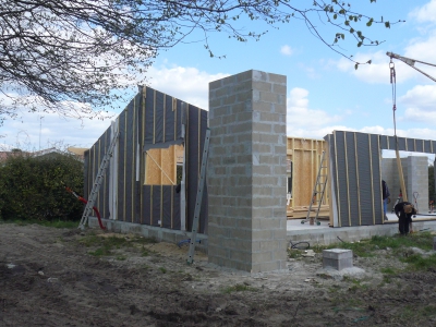 Construction maison ossature bois - Seignosse - Landes (40)