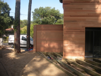 Realisation d’un bardage bois - Hossegor - Landes (40)