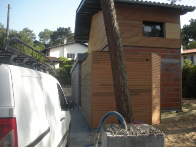 Realisation d’un bardage bois - Hossegor - Landes (40)
